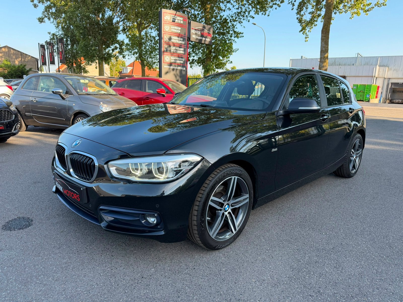 BMW 118i •AUTOMAAT• •SPORT• •MEMORY• •M-PACK• PROPERE, Auto's, 100 kW, 1 Reeks, Euro 6, Bedrijf