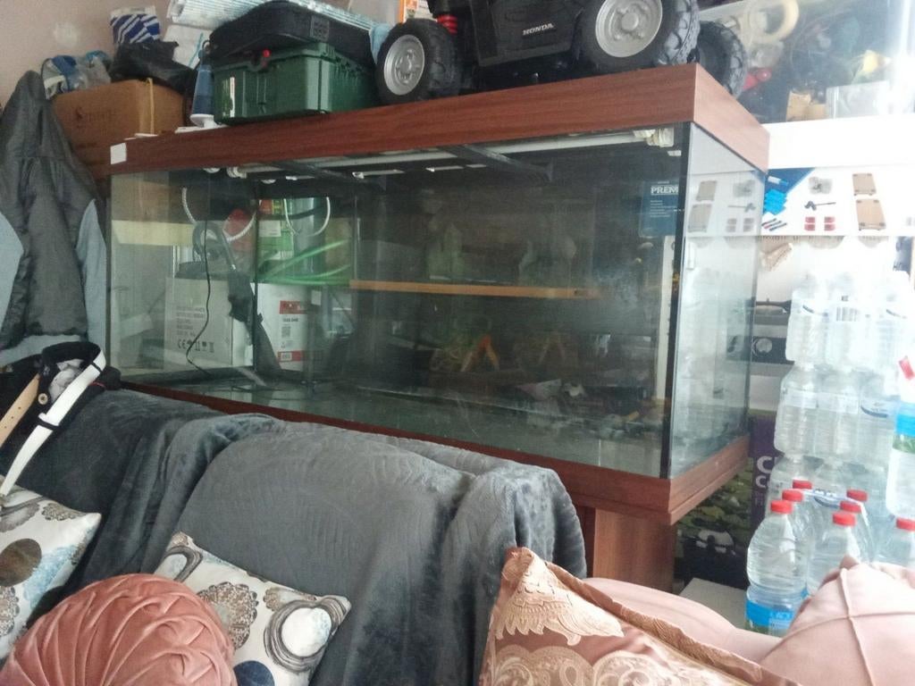 aguarium 150/50/65 decoratie zant filter ik kan je berengen