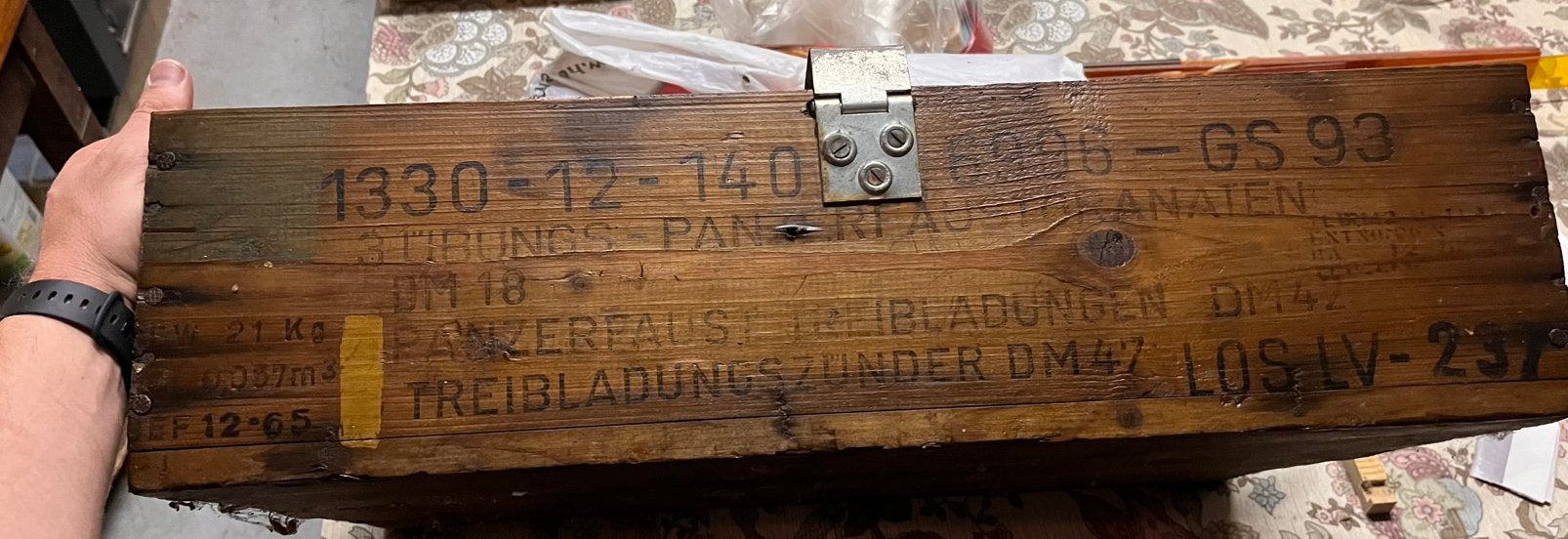 Originele Bundeswehr munitiekist – DM18 / GS93, Ophalen, Overige typen