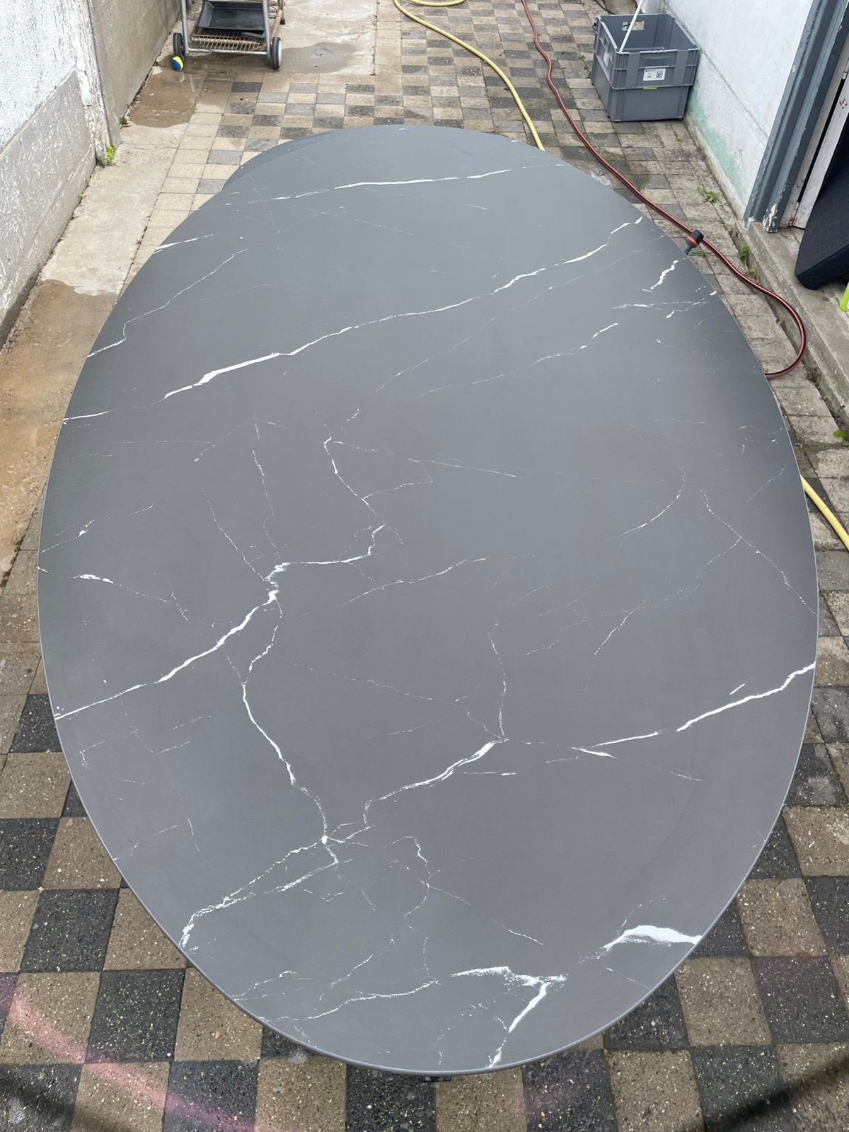 Tafel in keramiek, Ophalen, Overige materialen, ., Zo goed als nieuw