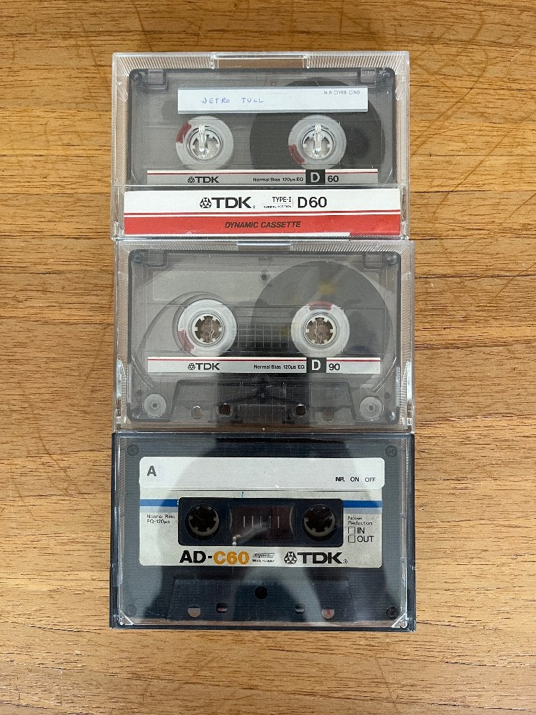 3 TDK cassettes IEC I position Normal, Enlèvement ou Envoi, Utilisé, 2 à 25 cassettes audio, Pré-enregistrées