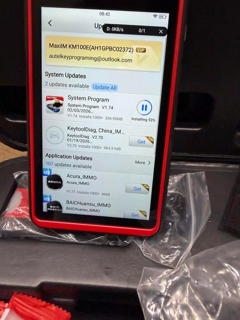 Autel KM100 – VIP Lifetime Licentie – Nooit gebruikt, Ophalen, Smart