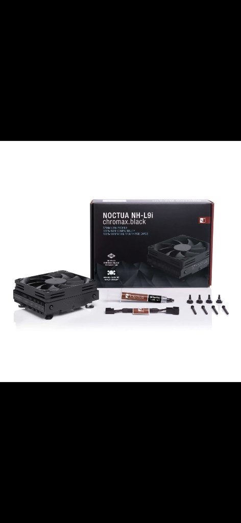 Noctua NH-L9i-17xx chromax.black, Enlèvement, Comme neuf, Refroidisseur ordinateur à air