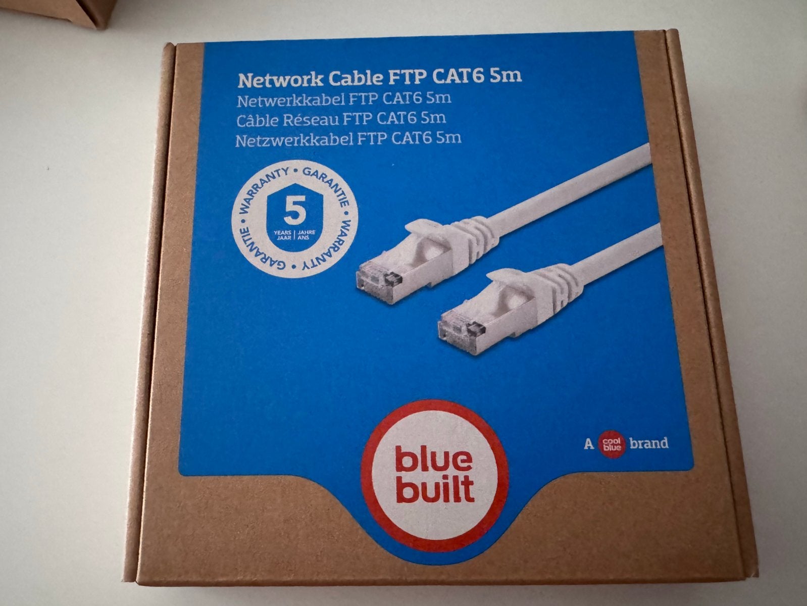 Netwerkkabel FTP CAT 6 (5m), Ophalen of Verzenden, Nieuw