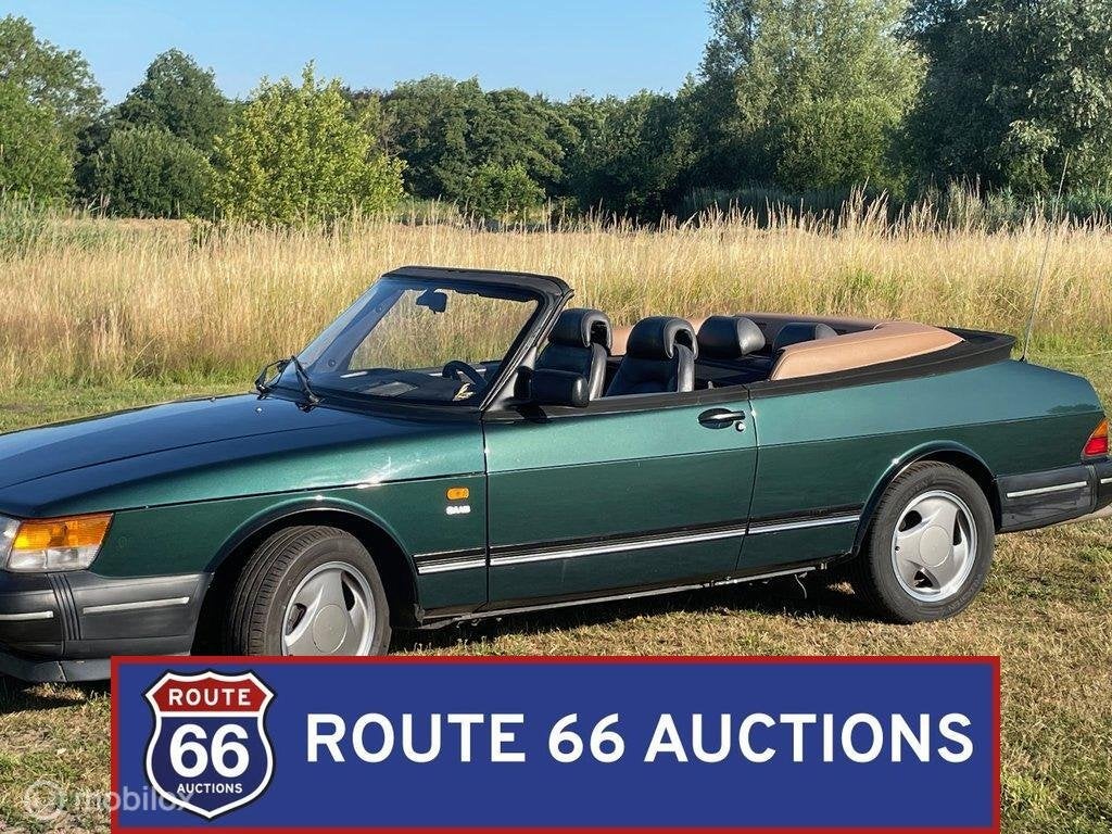Saab 900 S | 1992 | Route 66 Auctions, Auto's, Zwart, Bedrijf, Handgeschakeld, Overige carrosserie