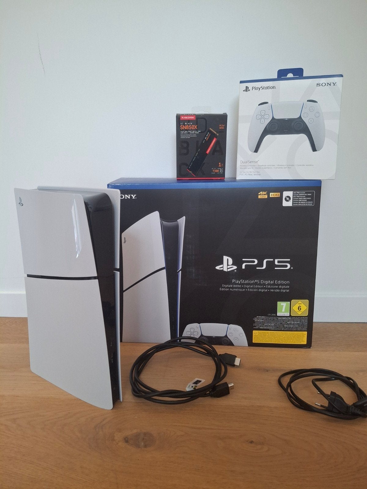 Playstation 5 Slim met extra SSD 1TB met garantie!, Games en Spelcomputers, Spelcomputers | Sony PlayStation 5, Ophalen, Playstation 5