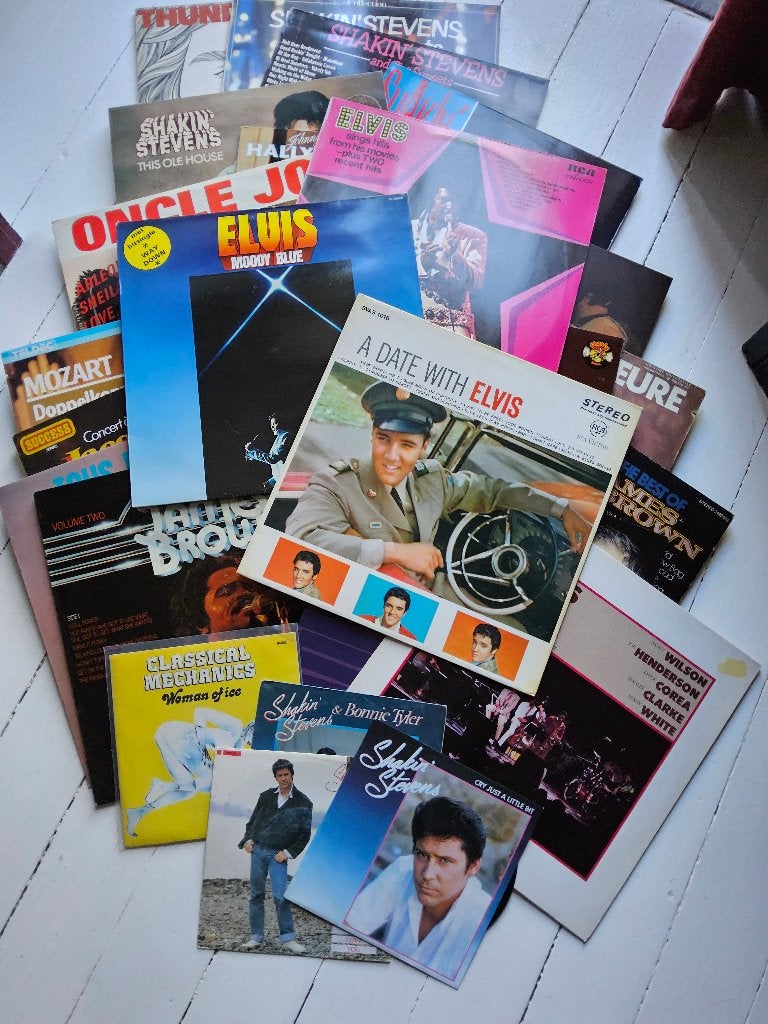 LP et SP (vinyles) français, anglais prix sur photos, Enlèvement ou Envoi, Utilisé, LP