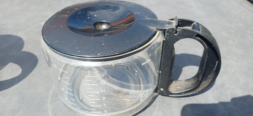 koffiekan, Ophalen, Gebruikt, Glas, Kan