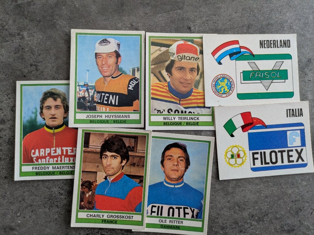 AUTOCOLLANTS PANINI SPRINT 73 POUR CYCLISTES 1974 7X, Envoi, Comme neuf