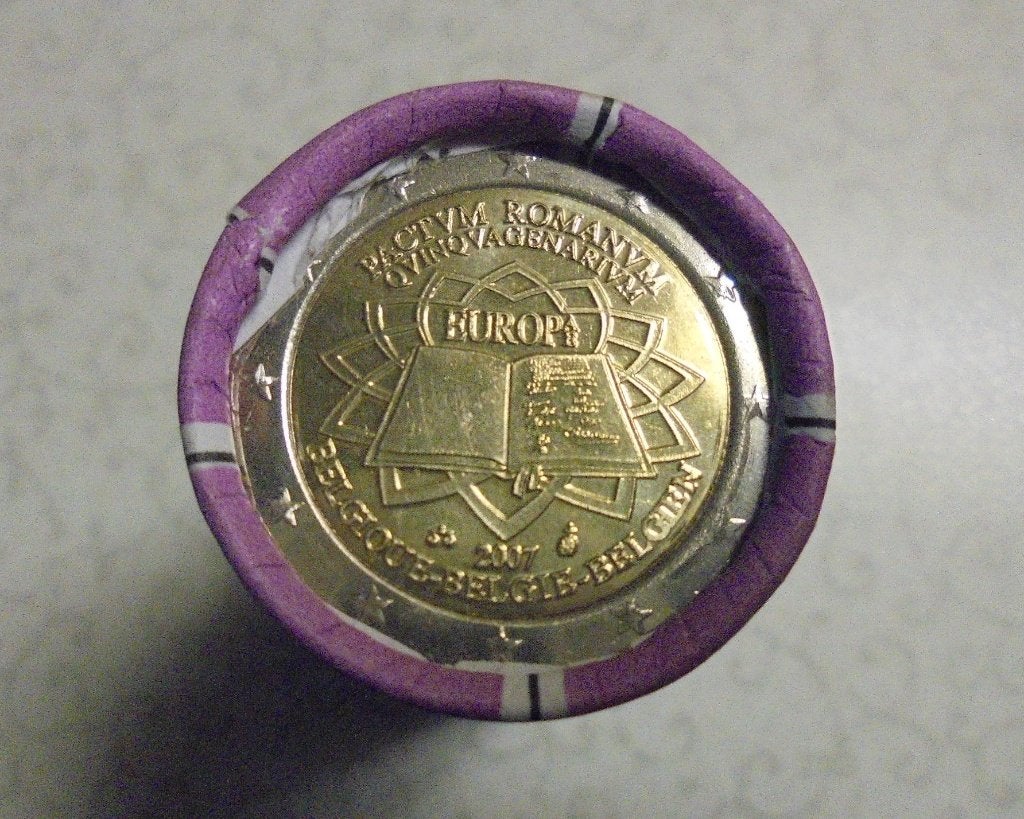 ROULEAU (25 X 2 euros) année 2007 - pactum romanum NEUVES-, Verzamelen, Overige Verzamelen, Ophalen, Nieuw