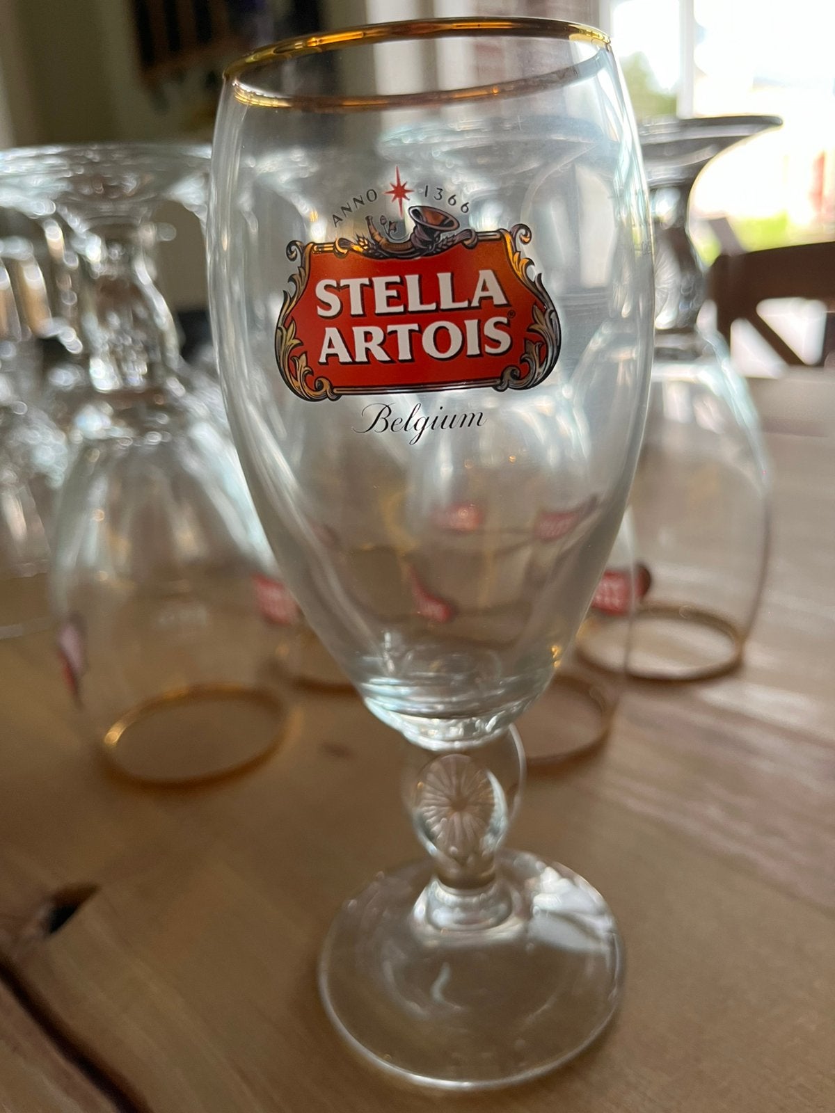 6 stella glazen, Verzamelen, Ophalen, Zo goed als nieuw