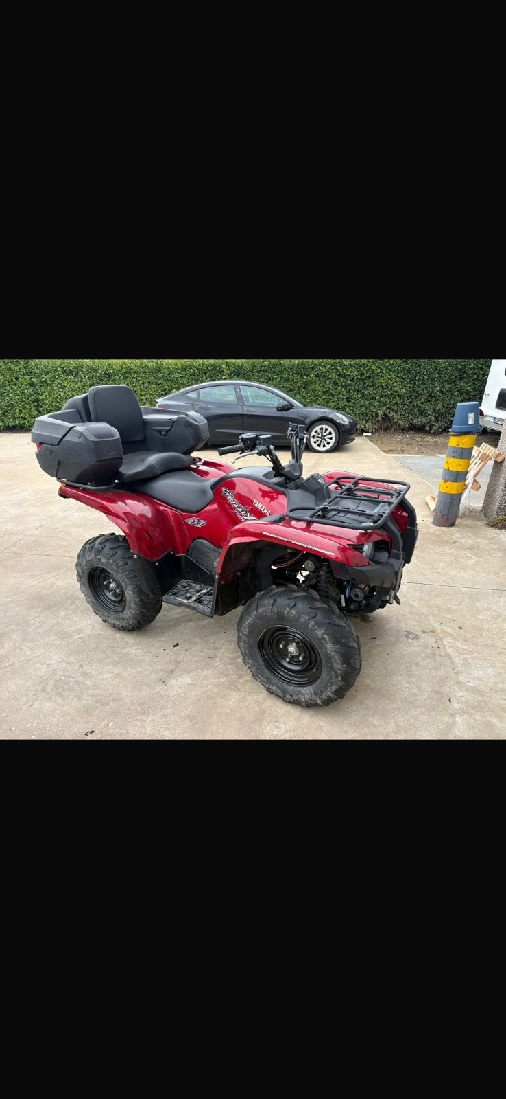 Quad yamaha grizzly 700 cc 4x4 winch servo stuur bak, Particulier, 700 cm³, Autre, Automatique