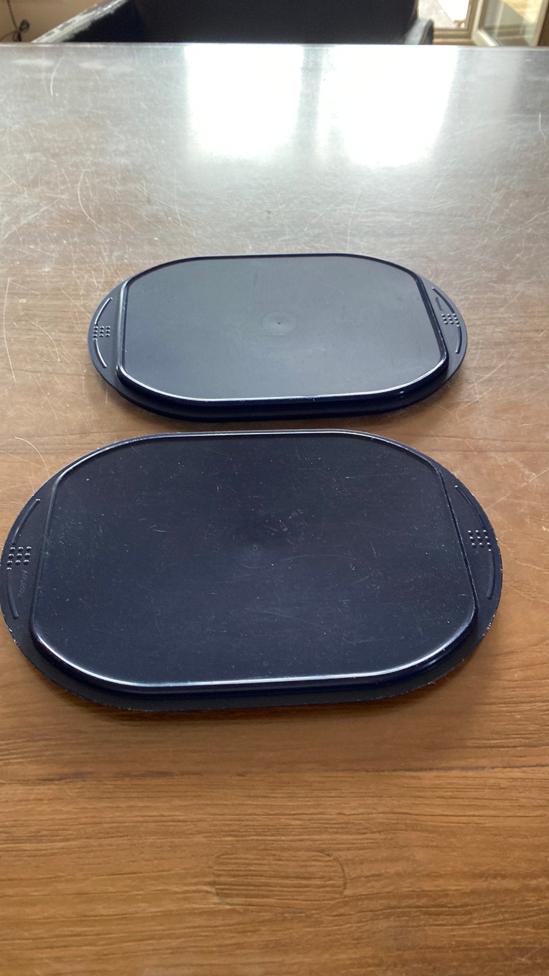Tupperware deksels voor belegschalen 2 stuks. Geen schalen., Huis en Inrichting, Keuken | Tupperware, Ophalen, Gebruikt, Met deksel