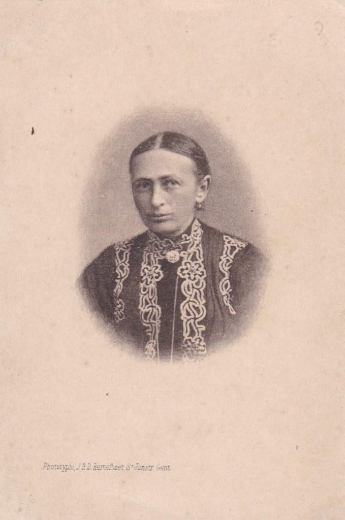 Litho  De Geyter Maria -  Beirlegem 1855 en er + 1903, Ophalen of Verzenden, Zo goed als nieuw, Kaart of Prent, Christendom | Katholiek
