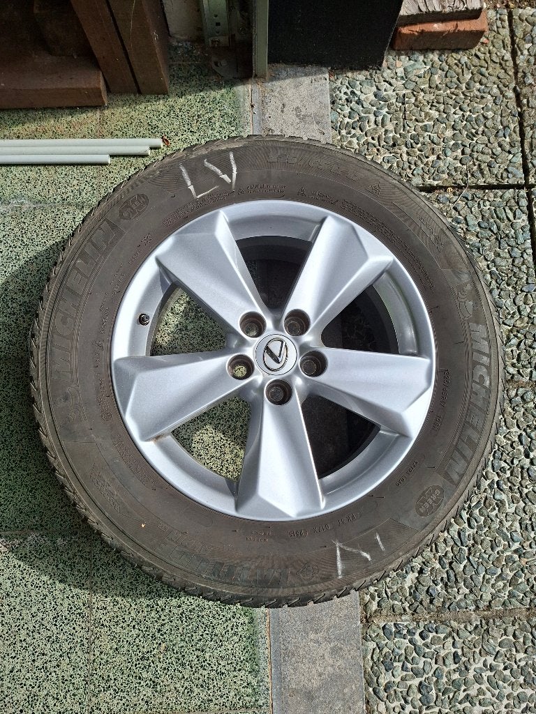 4 x Lexus NX velgen met winterbanden, Autos : Pièces & Accessoires, Pneus & Jantes, Pneus hiver, Véhicule de tourisme, 17 pouces