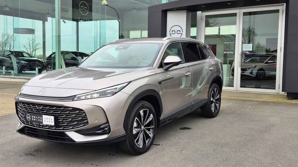 MG HS 1.5T-GDi Luxury Autom.  Full Option (automatique), Autos, Cuir, Beige, Entreprise, 5 portes
