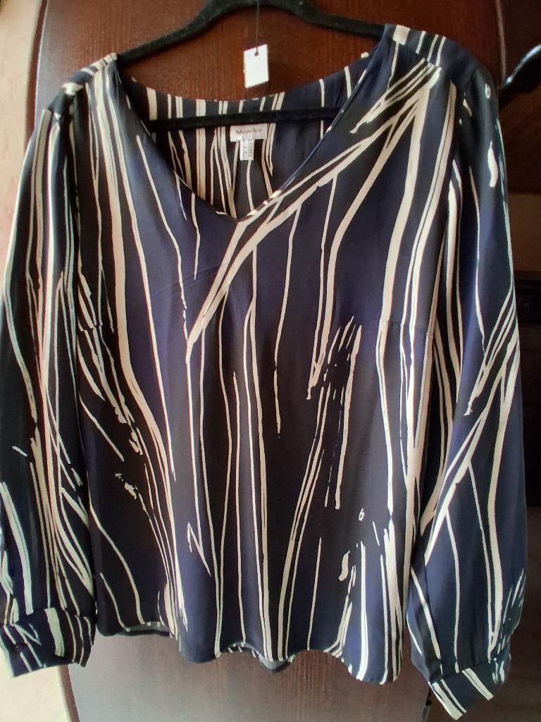 Blouse, Vêtements | Femmes, Blouses & Tuniques, Enlèvement ou Envoi, Comme neuf, Bleu, Taille 42/44 (L)