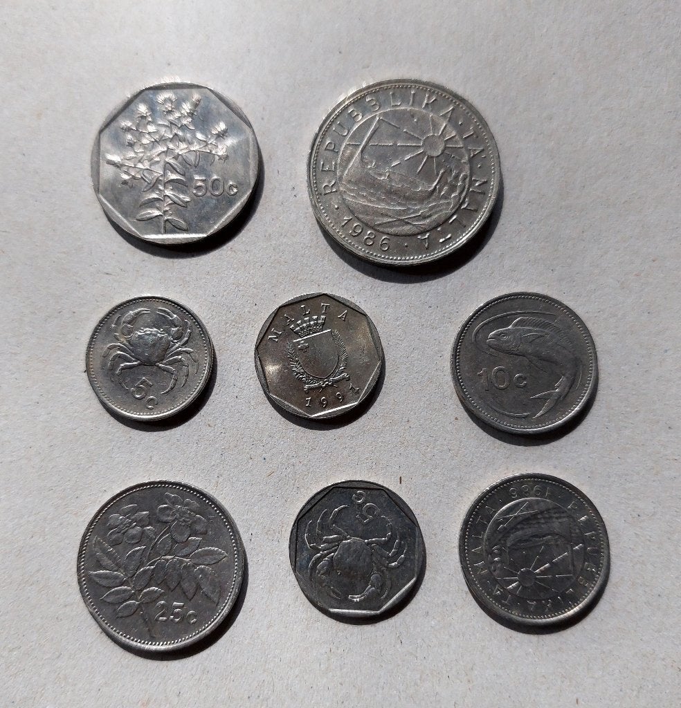 Munten malta, Timbres & Monnaies, Monnaies | Europe | Monnaies euro, Enlèvement, Malte