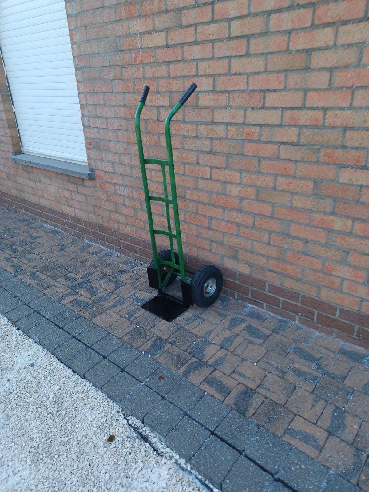 steekwagen opblaasbare banden 280kg vervoeren pr48euro, Doe-het-zelf en Bouw, Ophalen, Steekwagen