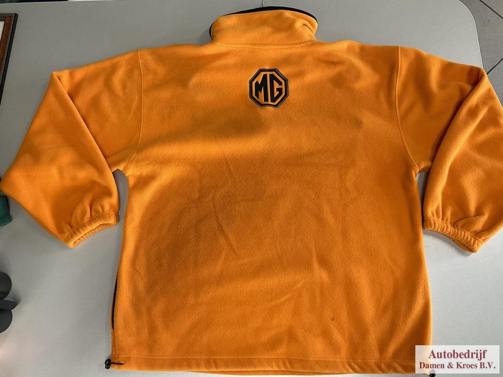 MG Fleece Trui Oranje, -, -, Ophalen of Verzenden, Zo goed als nieuw