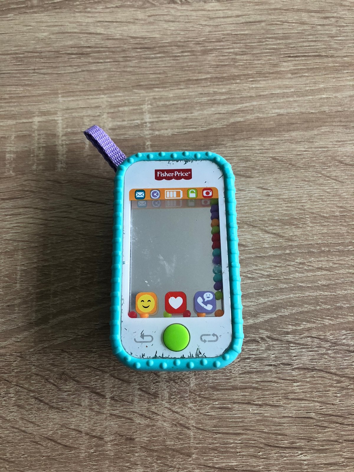 Rammelaar met spiegel, Fisher-price, Kinderen en Baby's, Ophalen of Verzenden, Zo goed als nieuw, Rammelaar