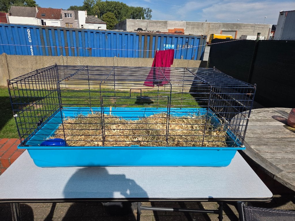 Grote kooi van 1 meter gebruikt maar functioneel, Dieren en Toebehoren, Ophalen, Kooi, Gebruikt, 60 tot 90 cm