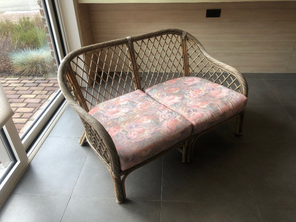 Rotan zetel, Tuin en Terras, Ophalen, Gebruikt, Rotan