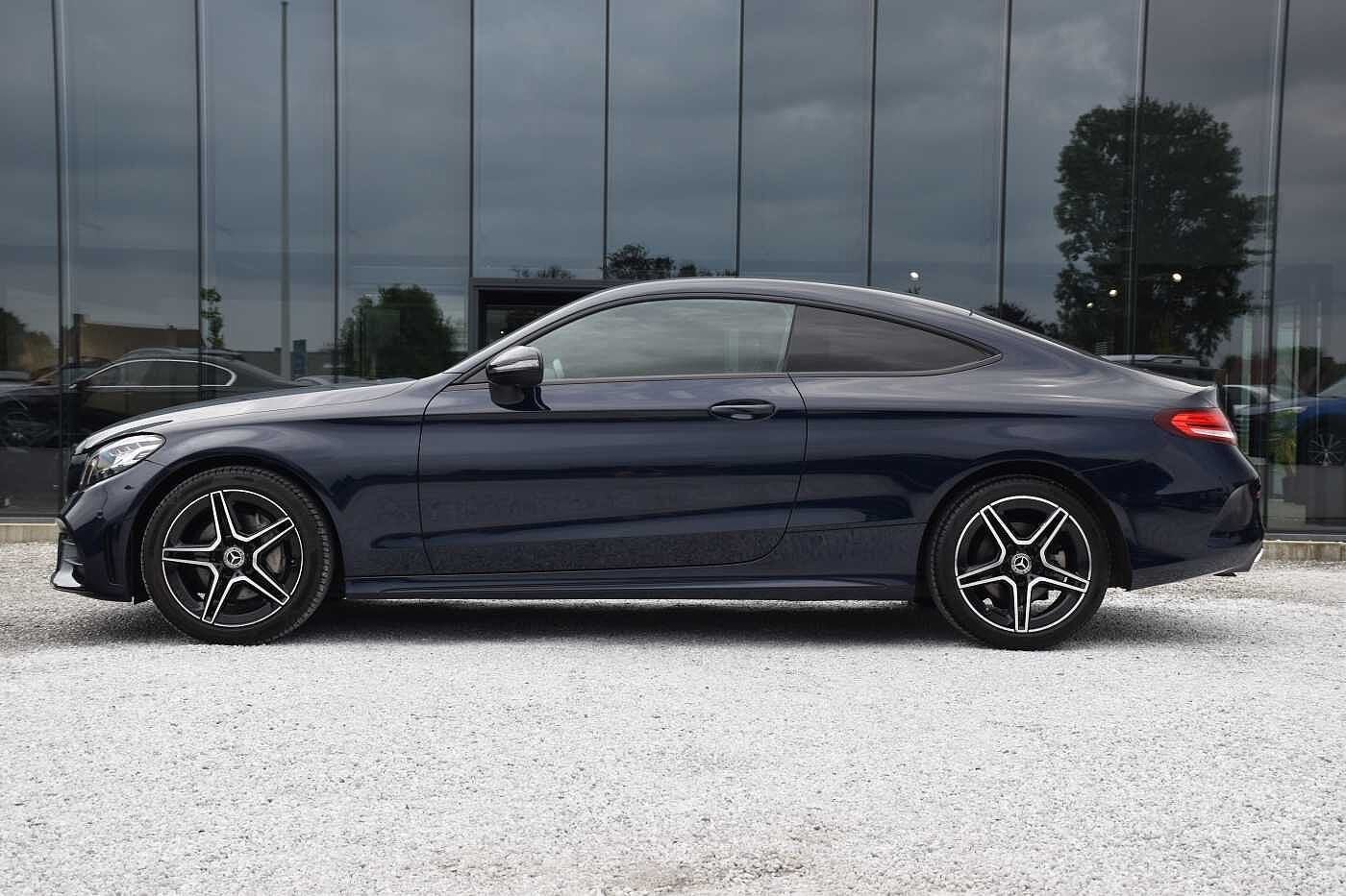 Mercedes-Benz C-CLASS 220 d COUPE AMG NIGHT BURMESTER, Auto's, Mercedes-Benz, 4 zetels, 4 cilinders, Leder, Bedrijf