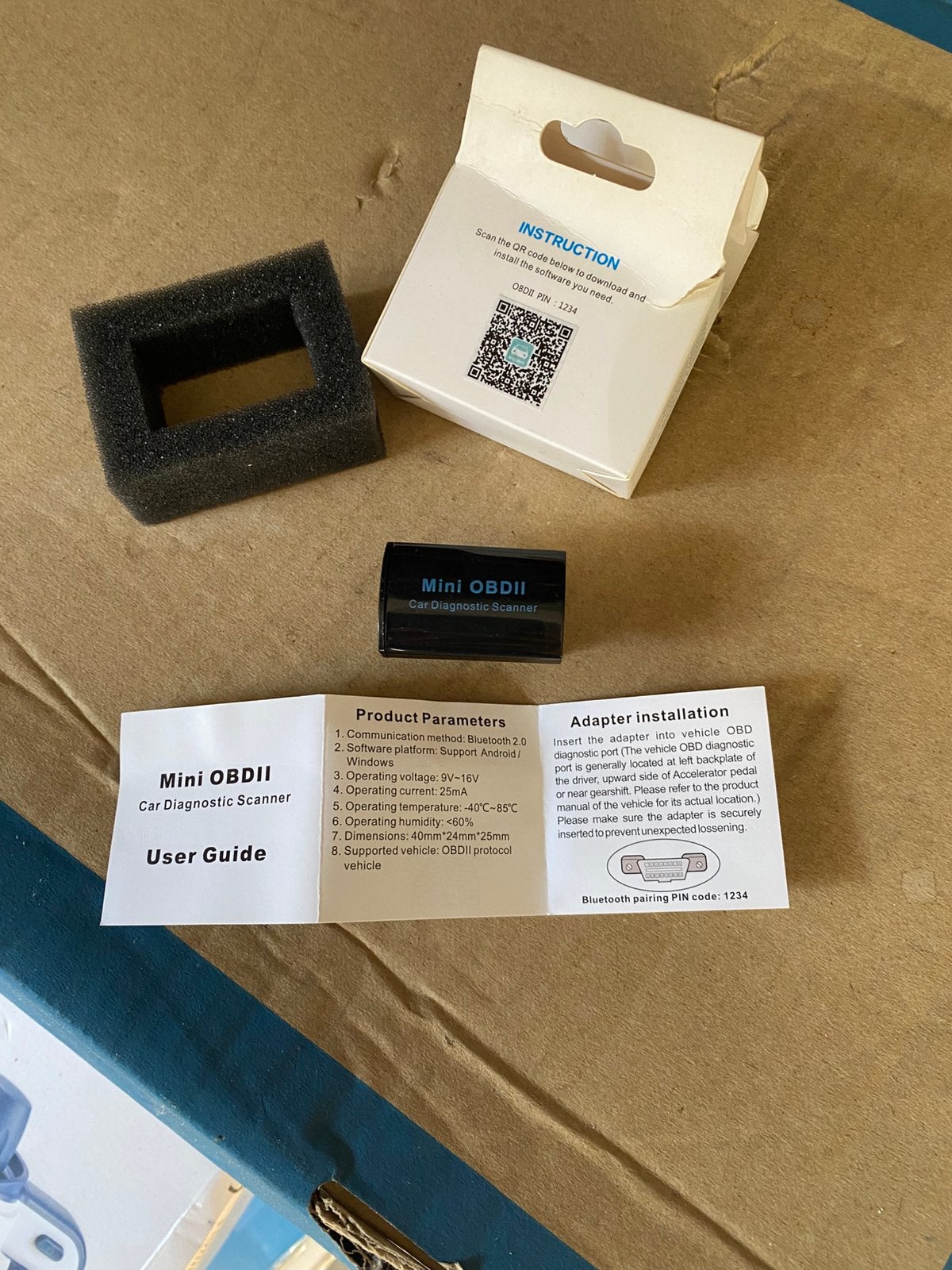 ELM327 Bluetooth Mini OBD2 autodiagnosebox (nieuw), Ophalen of Verzenden, Zo goed als nieuw