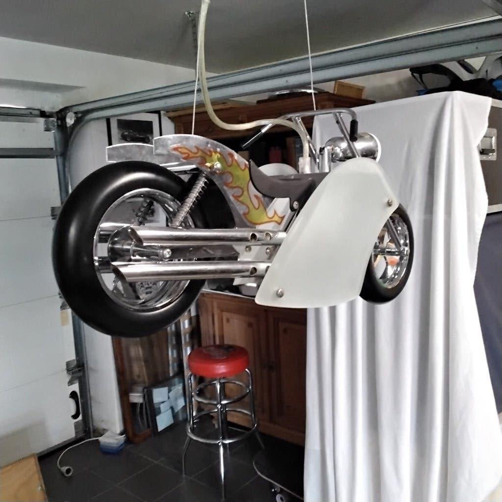 moto verlichting, Ophalen, Zo goed als nieuw, Plafondlamp