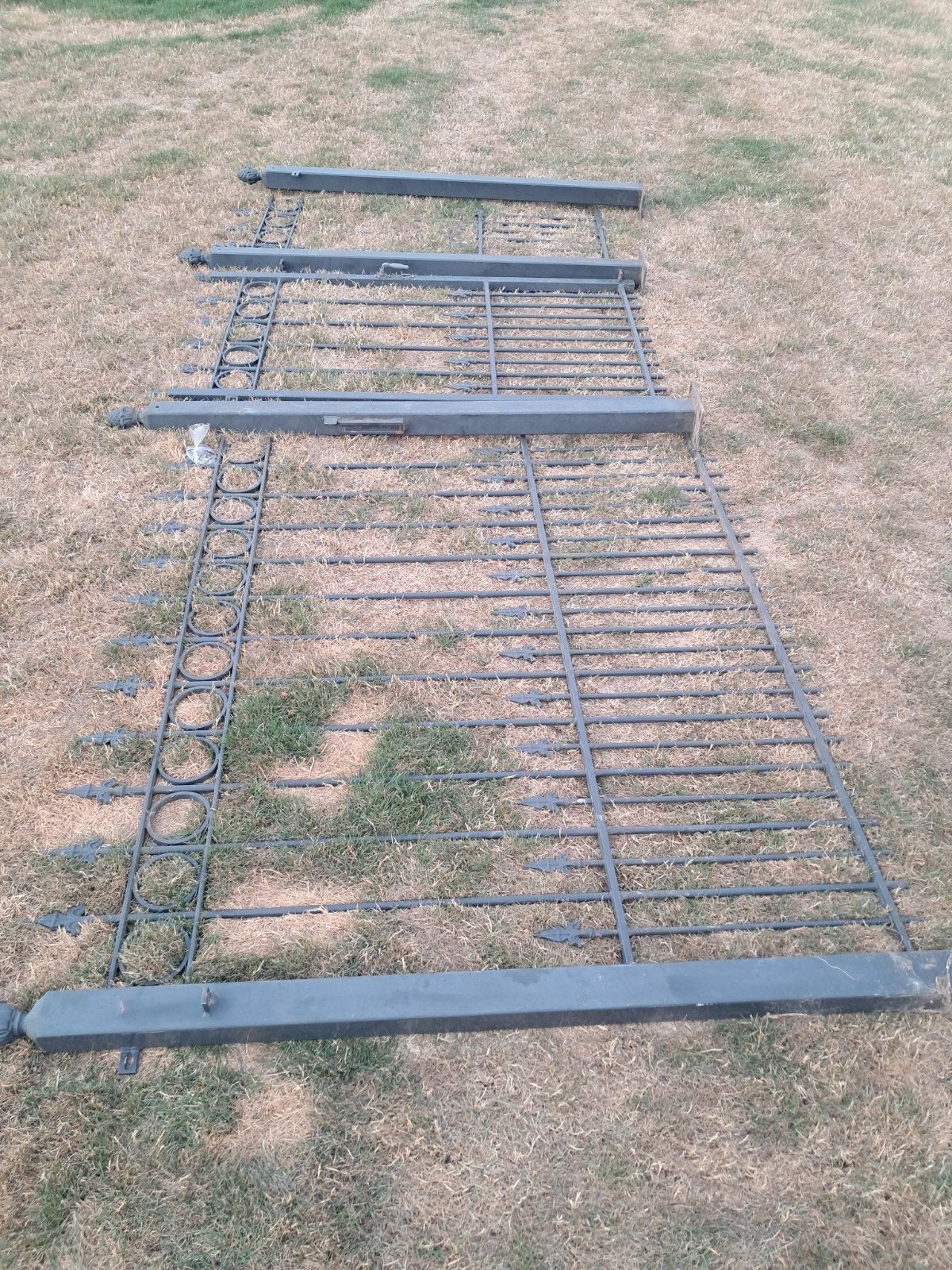 smeedijzeren poort, Tuin en Terras, Tuinhekken en Hekwerk, Ophalen, Gebruikt, Sierhekwerk, Overige materialen