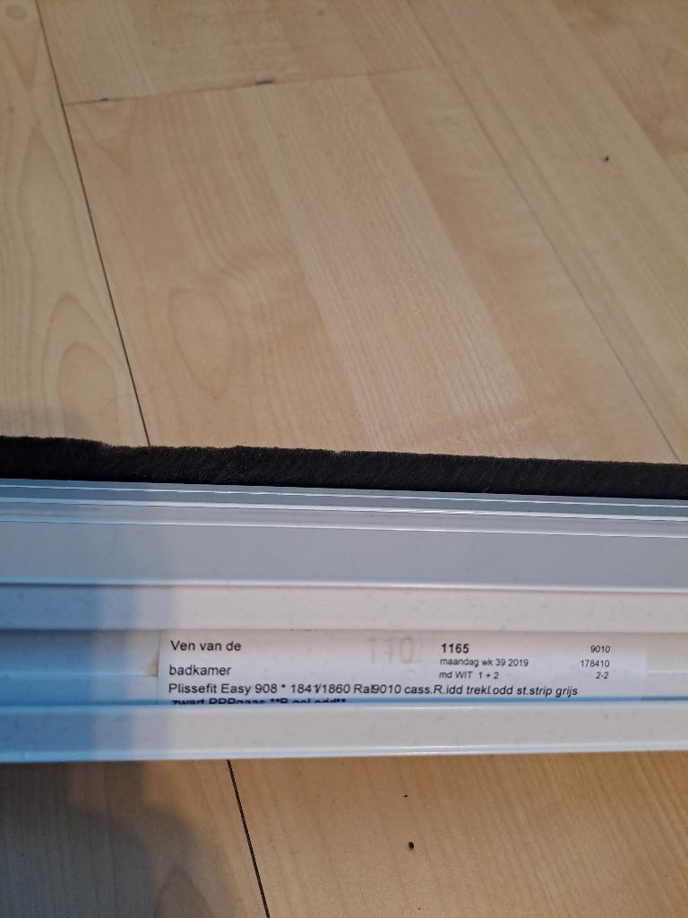 unilux plissé hordeur, Ophalen, Zo goed als nieuw, Hordeur