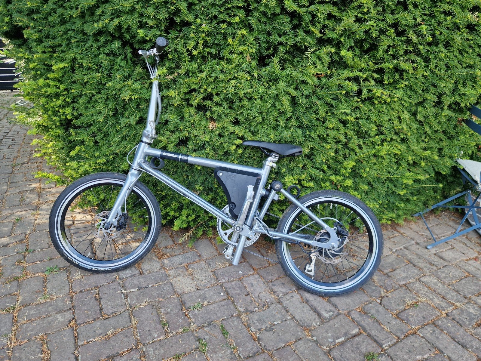 vélo pliant ahooga, Ophalen