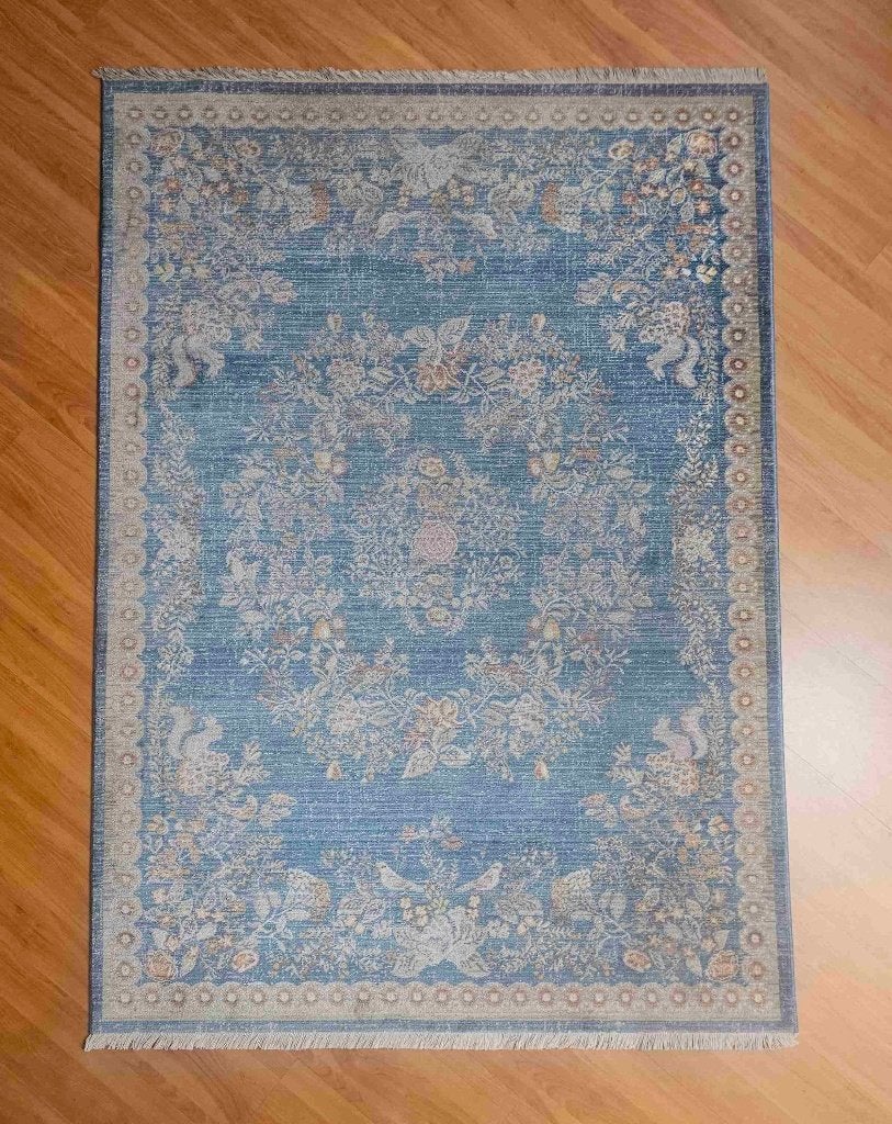 Tapis vintage pastel 170/120 cm, Enlèvement ou Envoi, Utilisé, Vintage
