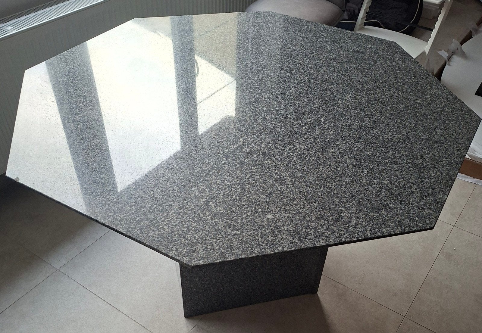 granieten tafel, Huis en Inrichting, Tafels | Eettafels, Ophalen