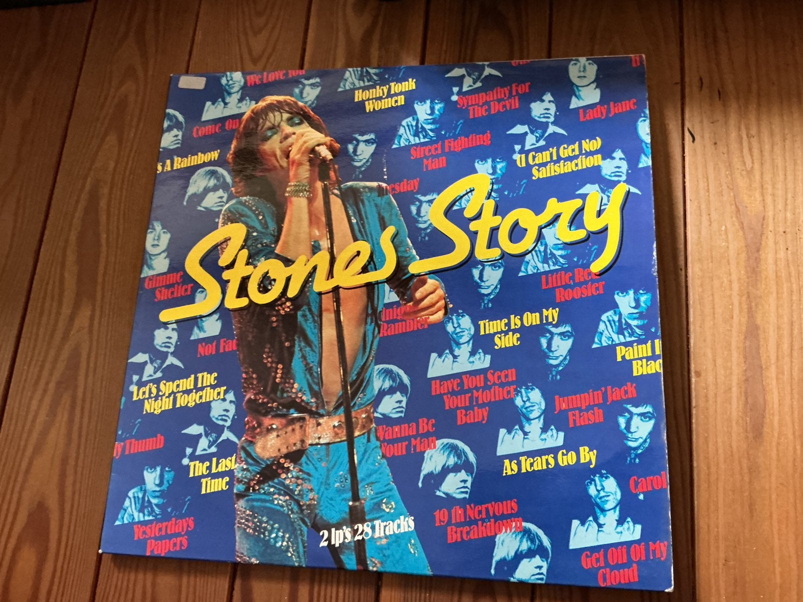 LP x 2 - The Rolling Stones - Stones story, Cd's en Dvd's, Vinyl | Verzamelalbums, Ophalen of Verzenden, Gebruikt, LP