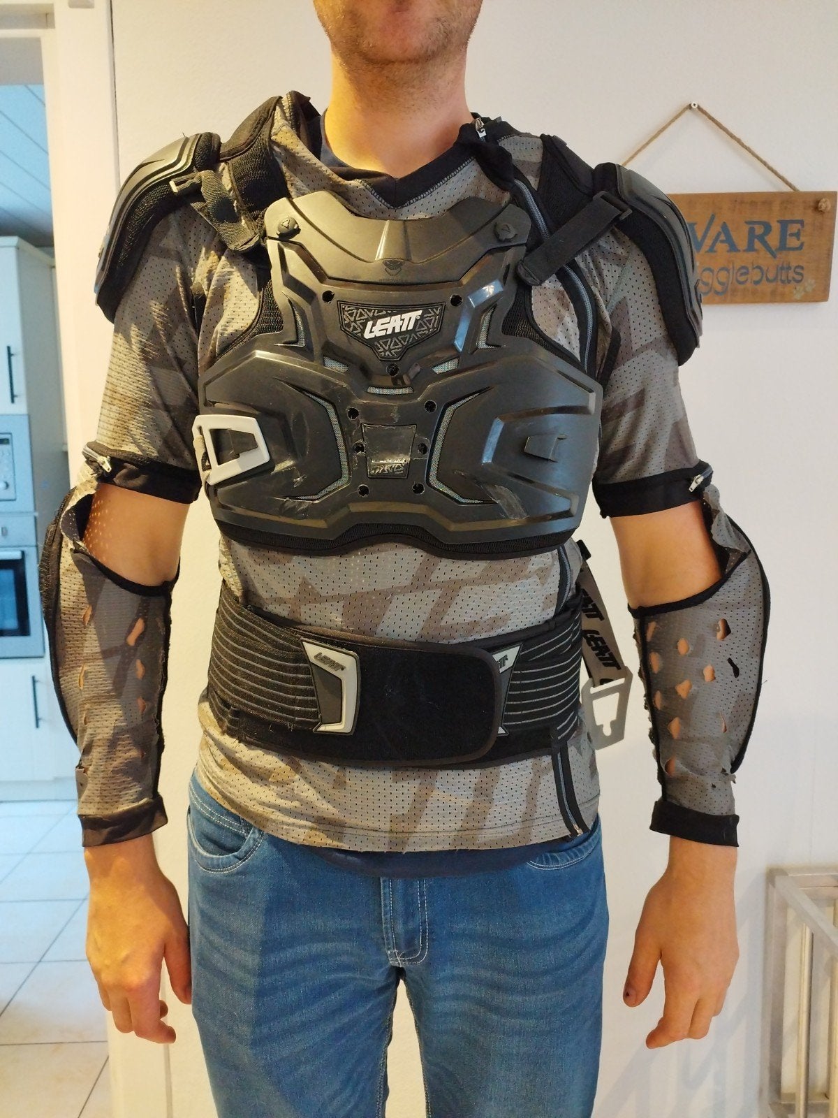 Leatt harnas XXL, Femmes, Seconde main, Vêtements de motocross, Enlèvement ou Envoi
