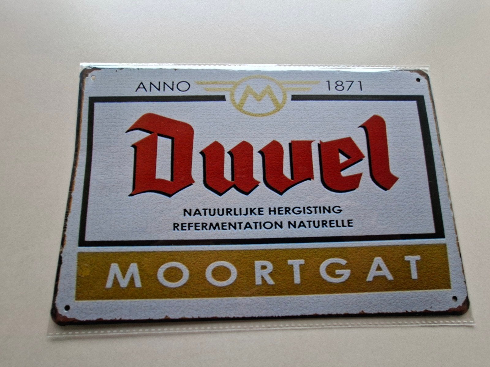 Bordje DUVEL 20cm X 30cm
8€, Ophalen