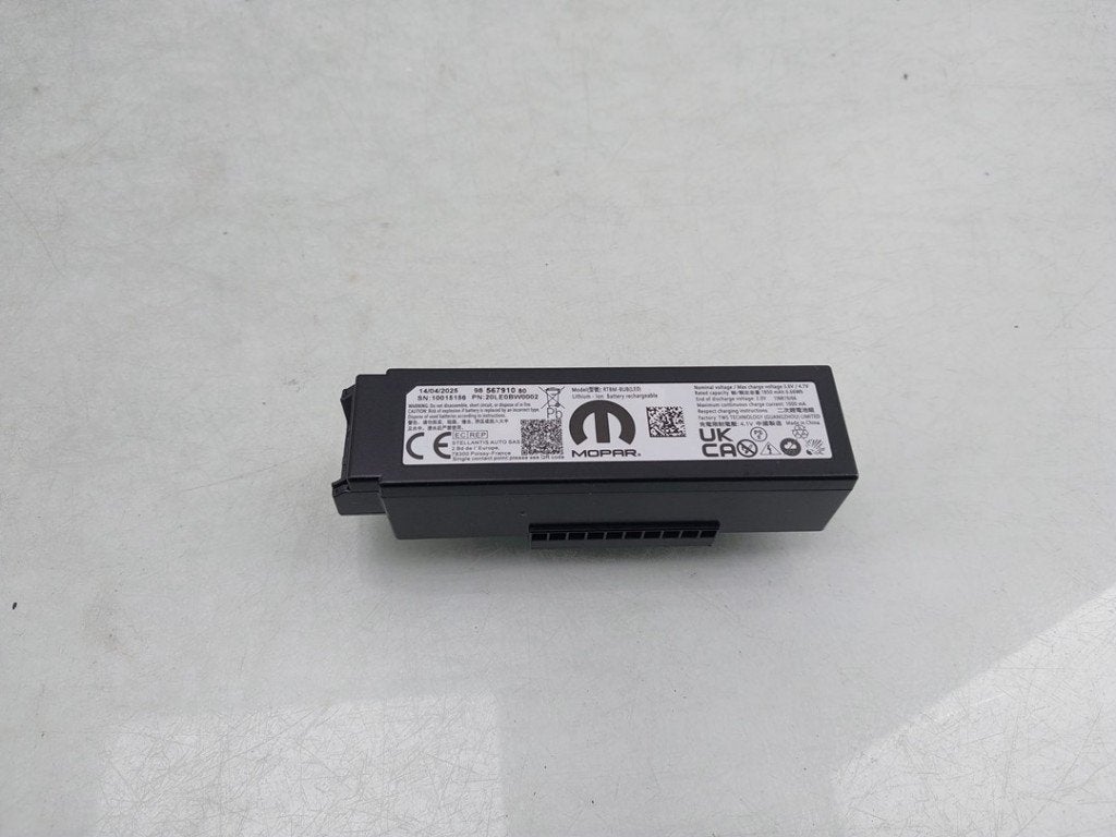 BATTERIE (|9856791080|), Opel Automobile GmbH, Utilisé, Kontakt-opel@opel.com, Bahnhofsplatz
65423  Rüsselsheim am Main, DE