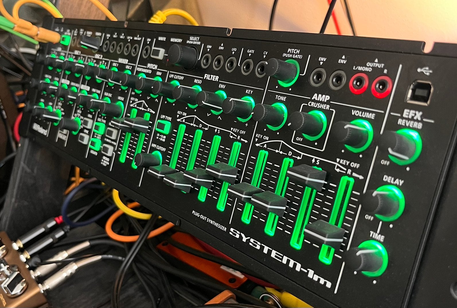 Roland System-1M (nieuw), Ophalen, Zo goed als nieuw, Roland, Met midi-aansluiting