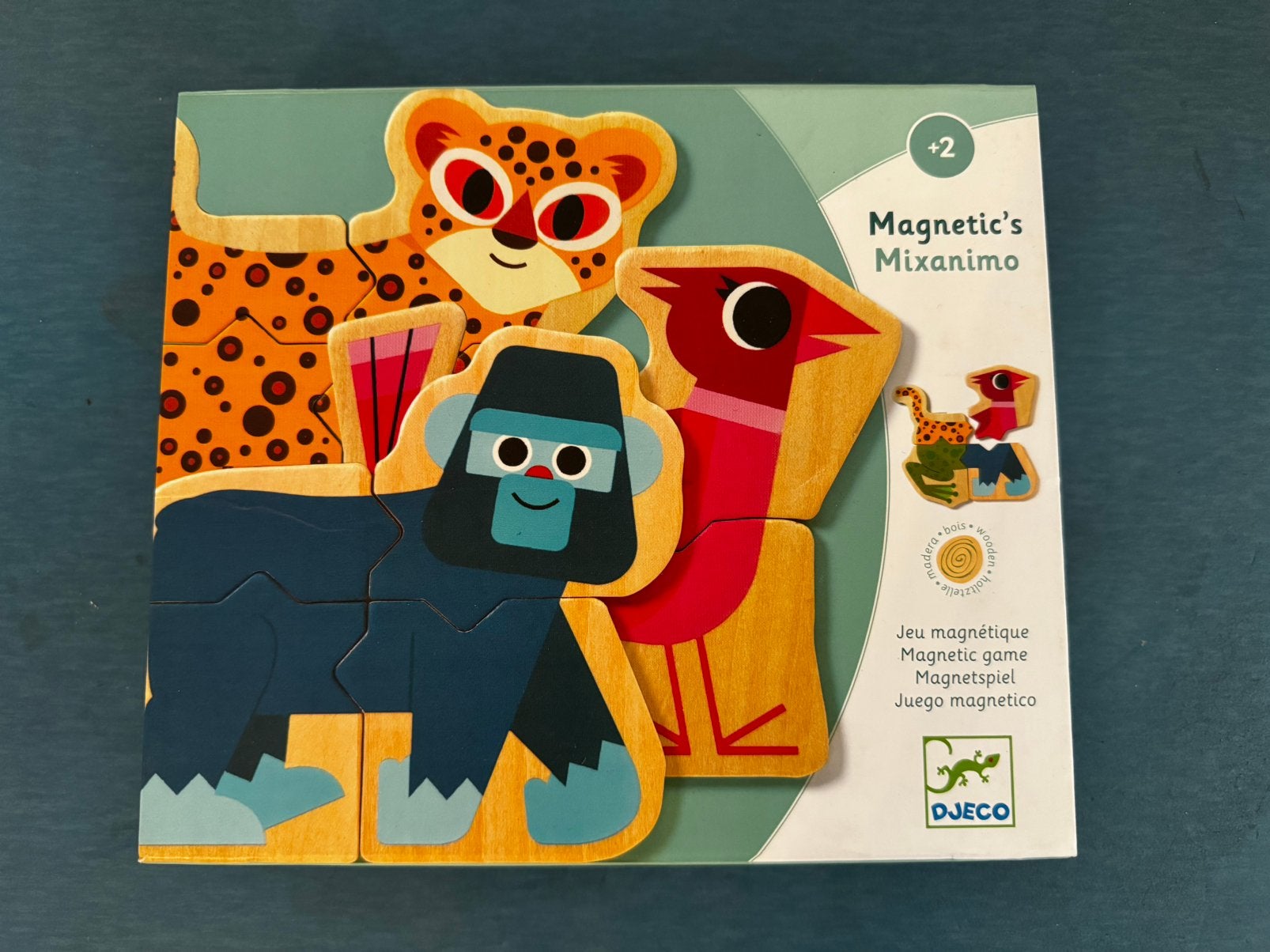 Magnetic’s Mixanimo houten magneetpuzzel, Ophalen, Zo goed als nieuw
