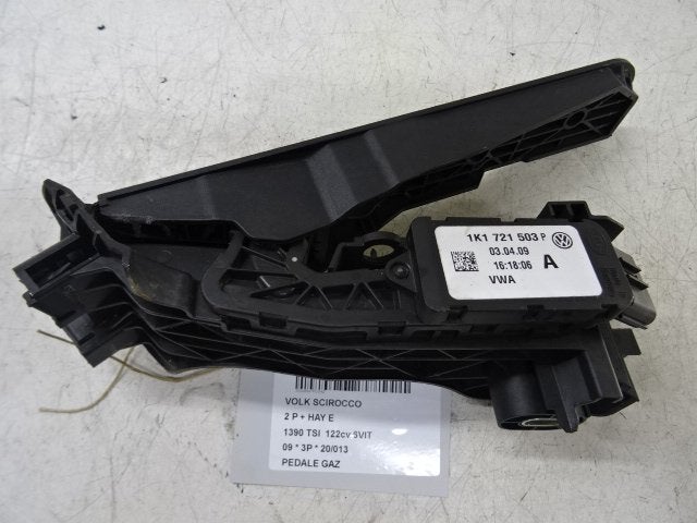GASPEDAAL Volkswagen Scirocco (137 / 13AD) (1K1721503P), Gebruikt, Volkswagen, Volkswagen AG, Kundenbetreuung@volkswagen.de