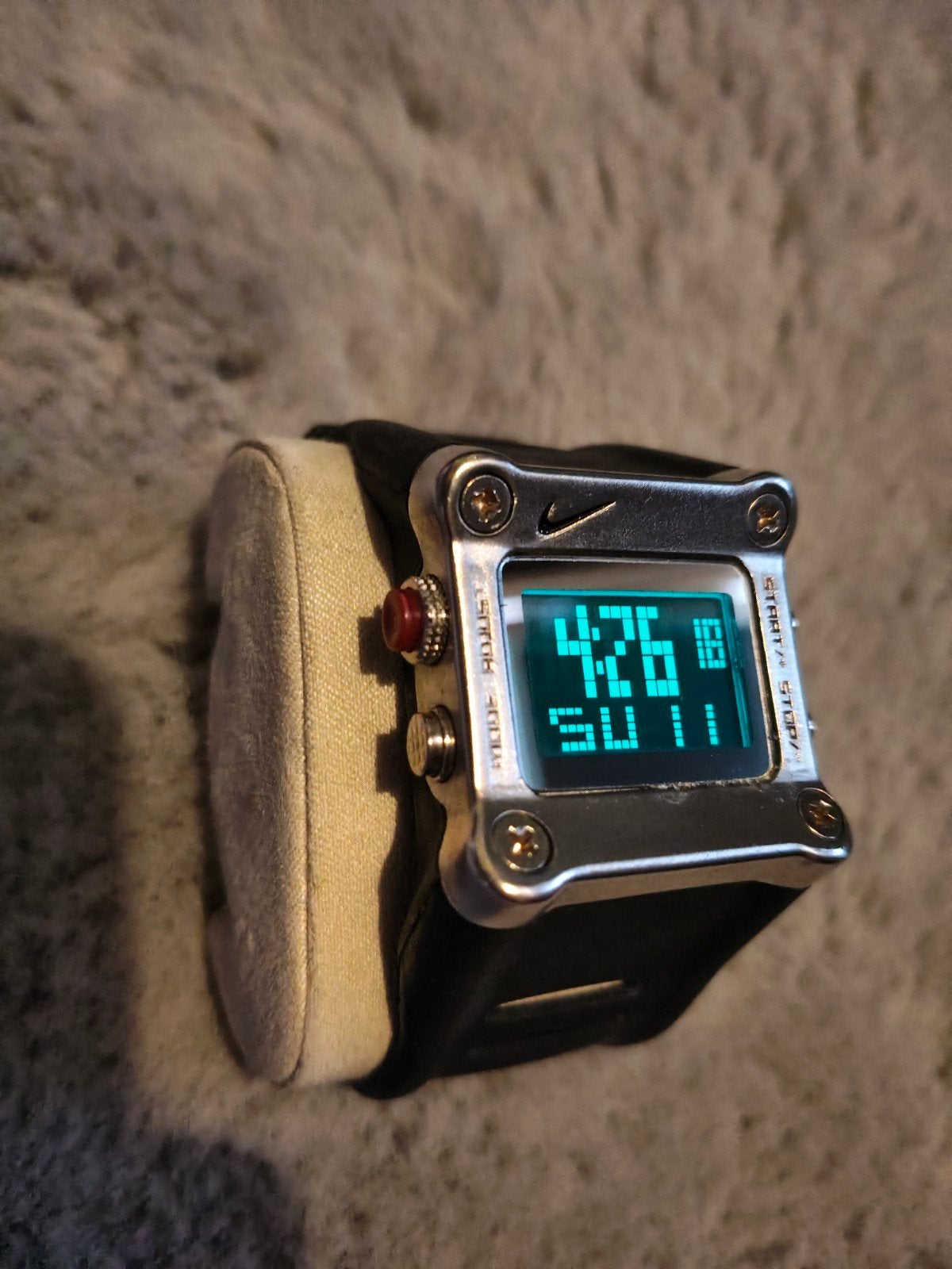 vintage Nike Hammer horloge, 20 of groter, IJzer of Staal, Zwart, Ophalen of Verzenden