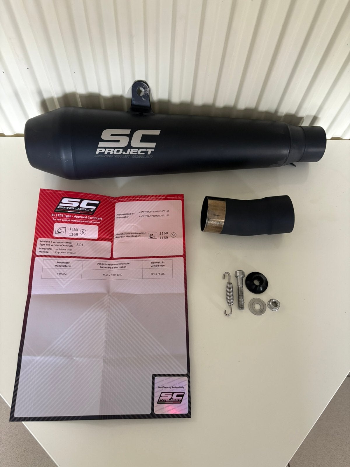 SC Project SC1 uitlaatdemper voor Yamaha XJR1300 2007-2016, Motoren, Onderdelen | Yamaha, Ophalen, Gebruikt