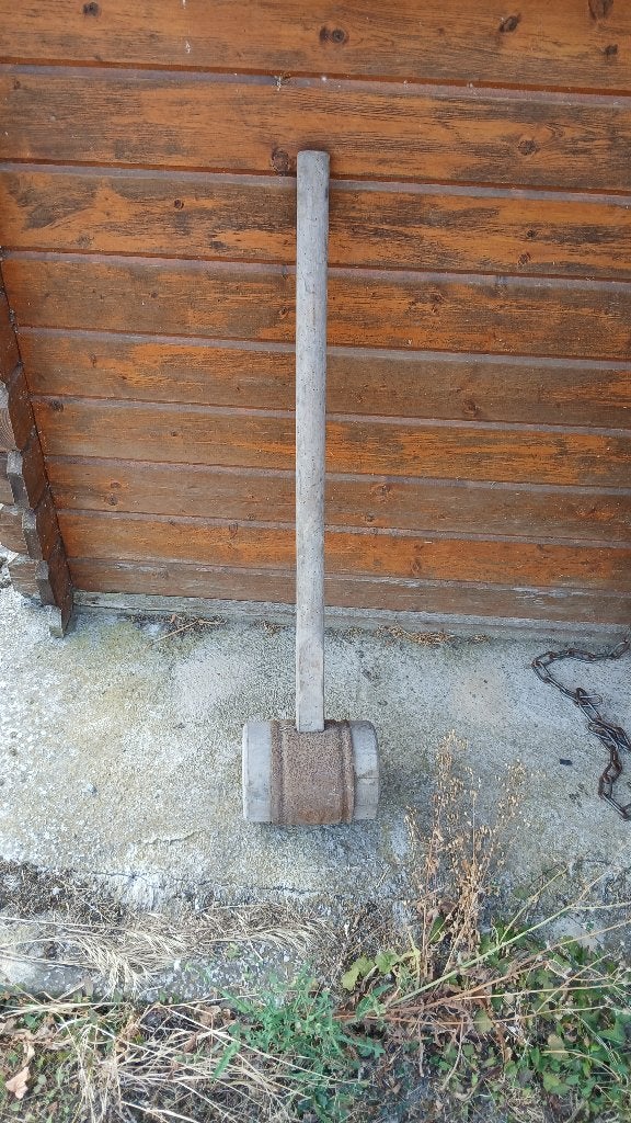 maillet en bois rond, Enlèvement