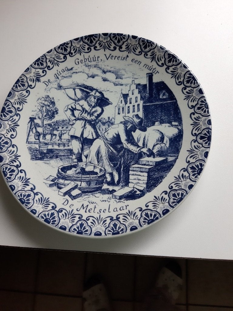 delfts porcelein, Ophalen