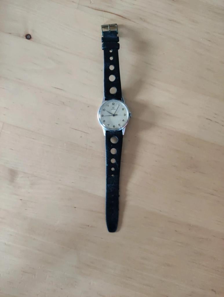 Vintage Omega herenhorloge Jaren 50 Handopwinder, Ophalen
