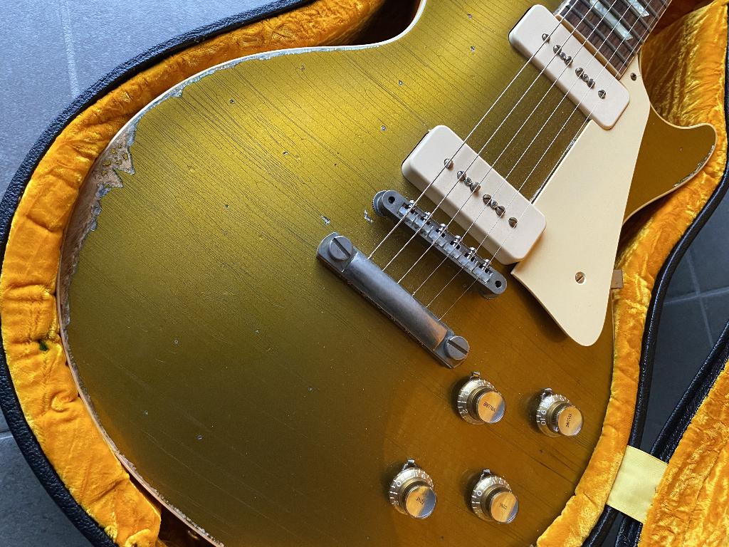 Gibson Les Paul Goldtop Custom Shop 1968 Heavy Aged, Muziek en Instrumenten, Snaarinstrumenten | Gitaren | Elektrisch, Ophalen