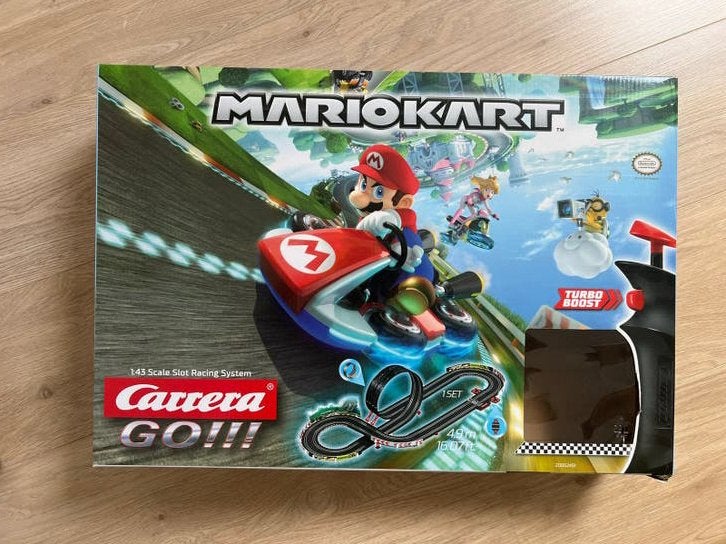 Carrera Mario Kart Go racebaan, Carrera, Ophalen of Verzenden, Elektrisch, Met looping