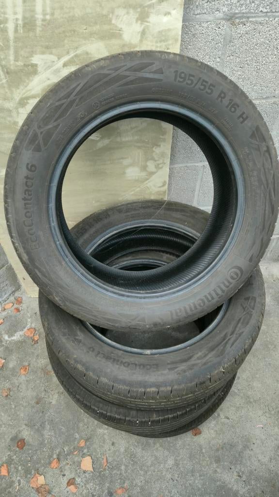 Pneu Continantal EcoContact6 195/85 R16 87H, Ophalen, Gebruikt, 16 inch, Band(en)